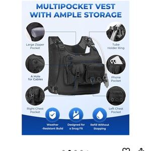 Brand new hydration running Vest with 2L water bladder